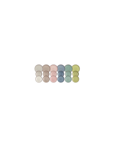 Servizio Piatti Tognana Urban Pastel 18 pezzi in Stoneware – Color Pastello