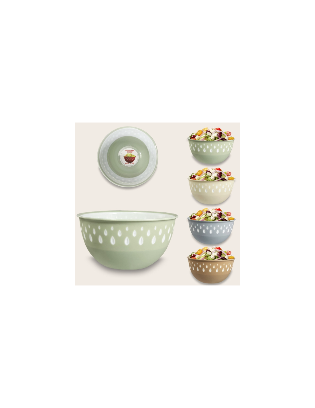 INSALATIERA 80196 28CM COLORI ASSORTITI