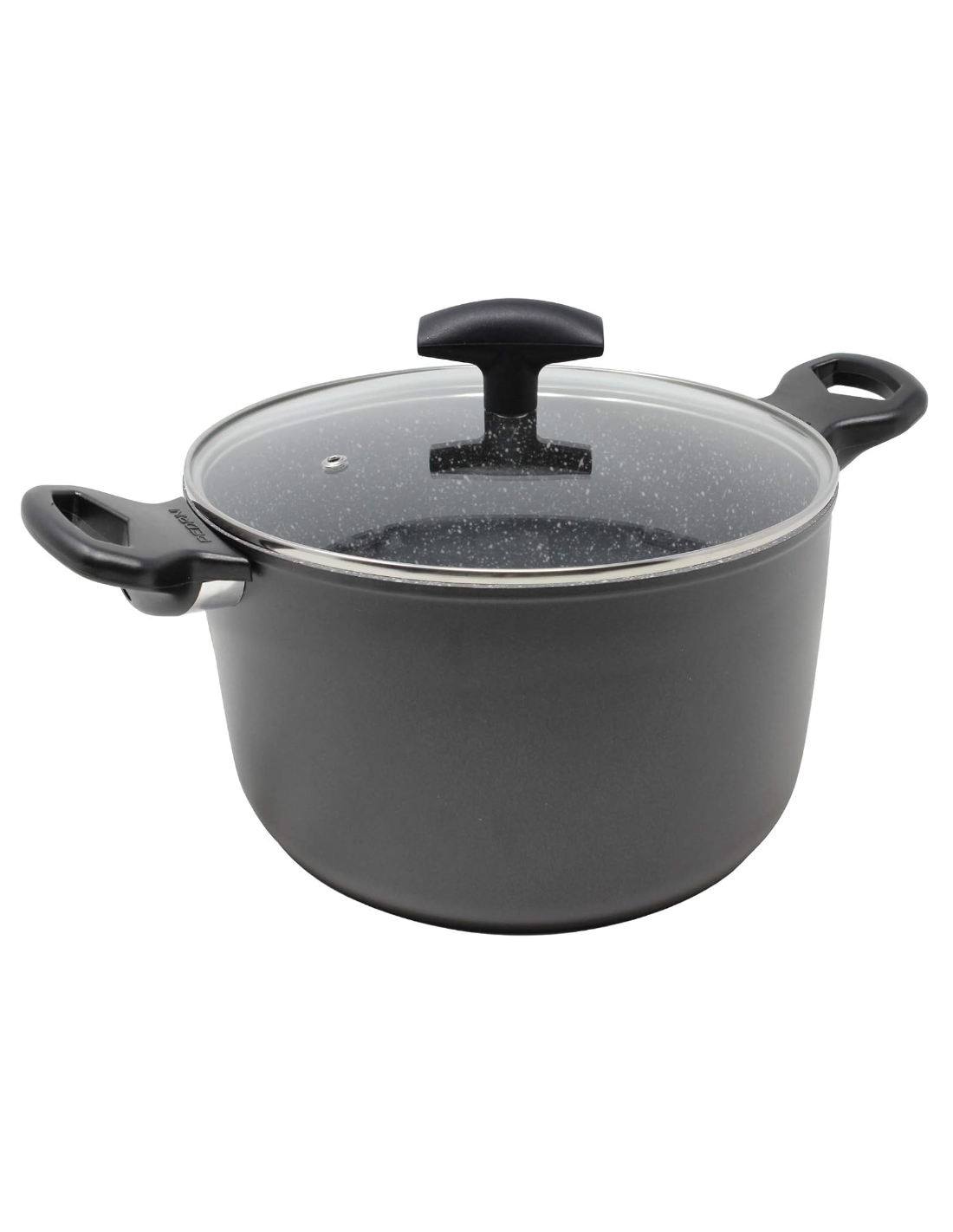 Maori Casseruola 28 cm, Antiaderente, Induzione, Con Coperchio, Pentola Alta, Cucina Professionale, Resistente, Facile da Pulire