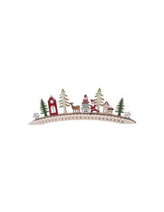 DECORAZIONE 639001 CALENDARIO LEGNO 43X14CM