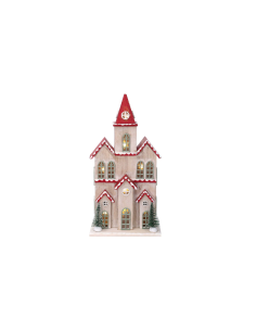 CHIESA 639019 LEGNO CON LED 13X8X27CM