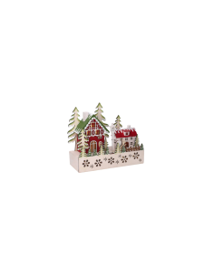 CASETTE 639021 LEGNO CON LED 26X11X23CM