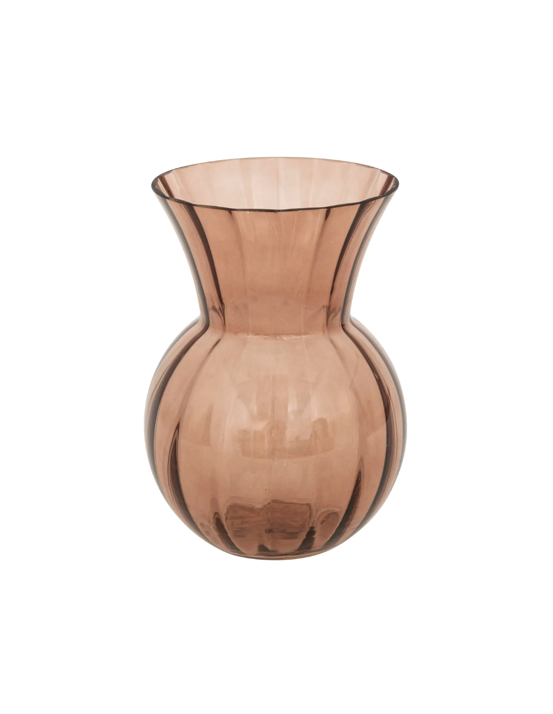 Vaso Alais 16x22cm vetro terracotta, vaso decorativo, vaso per piante, vaso elegante