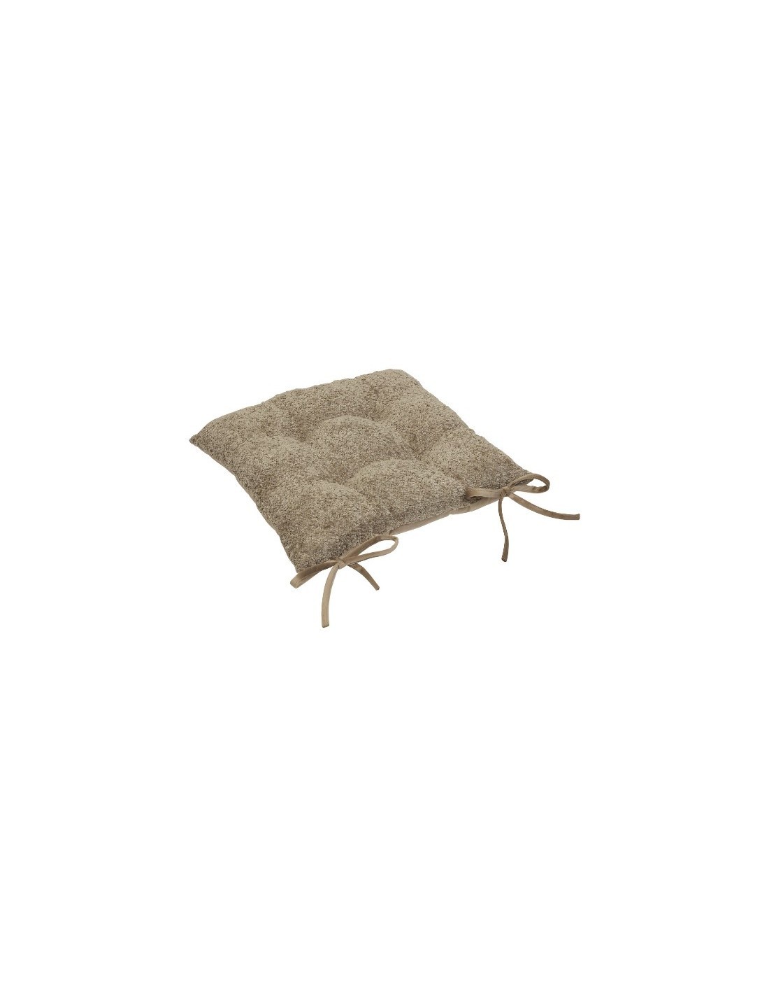 Cuscino per sedia Soana beige 38x38 cm, imbottitura poliestere, comodo e resistente, ideale per arredamento moderno