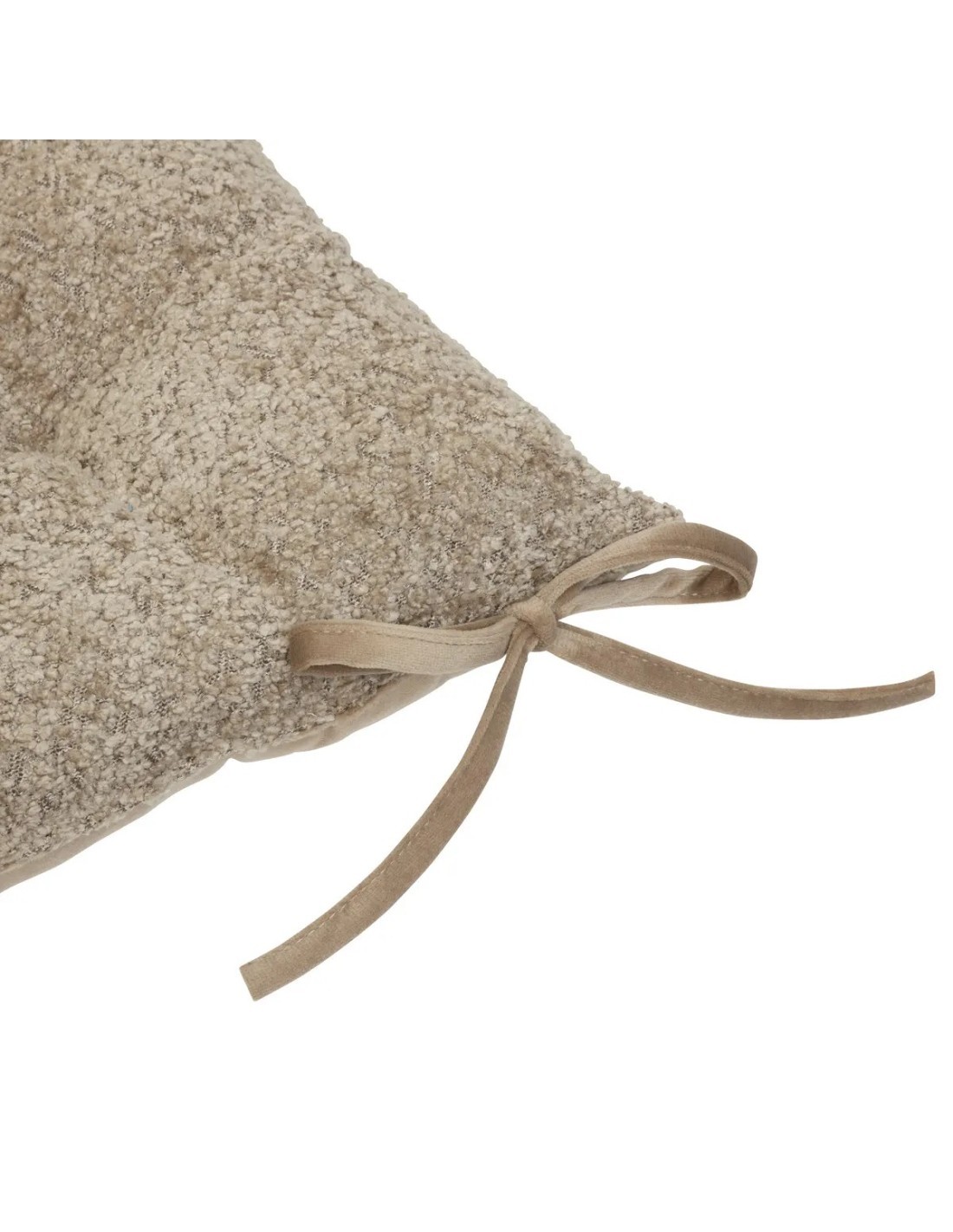 Cuscino per sedia Soana beige 38x38 cm, imbottitura poliestere, comodo e resistente, ideale per arredamento moderno