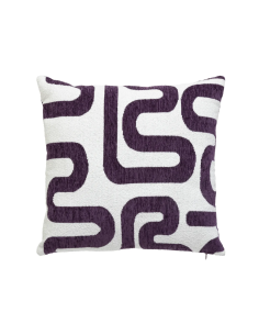 CUSCINO 204484C SAFINA VIOLA 40X40 POLIESTERE