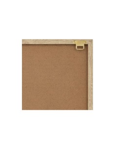 Decorazione parete Amari 70x70 cm, appendiabiti 3D beige, quadro MDF, design moderno, accessori decorativi 2