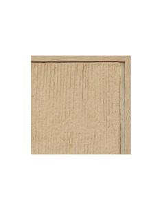 Decorazione parete Amari 70x70 cm, appendiabiti 3D beige, quadro MDF, design moderno, accessori decorativi