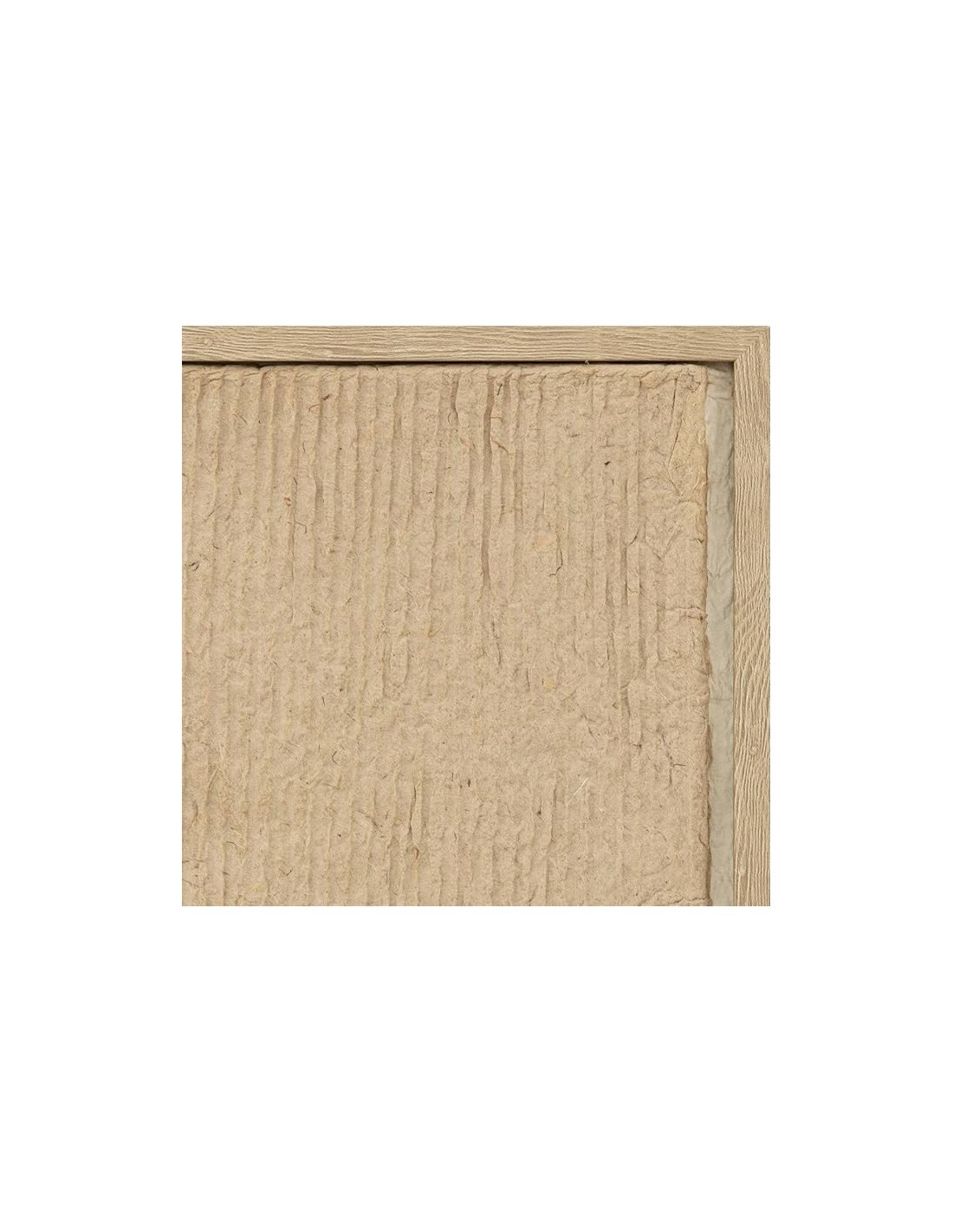 Decorazione parete Amari 70x70 cm, appendiabiti 3D beige, quadro MDF, design moderno, accessori decorativi