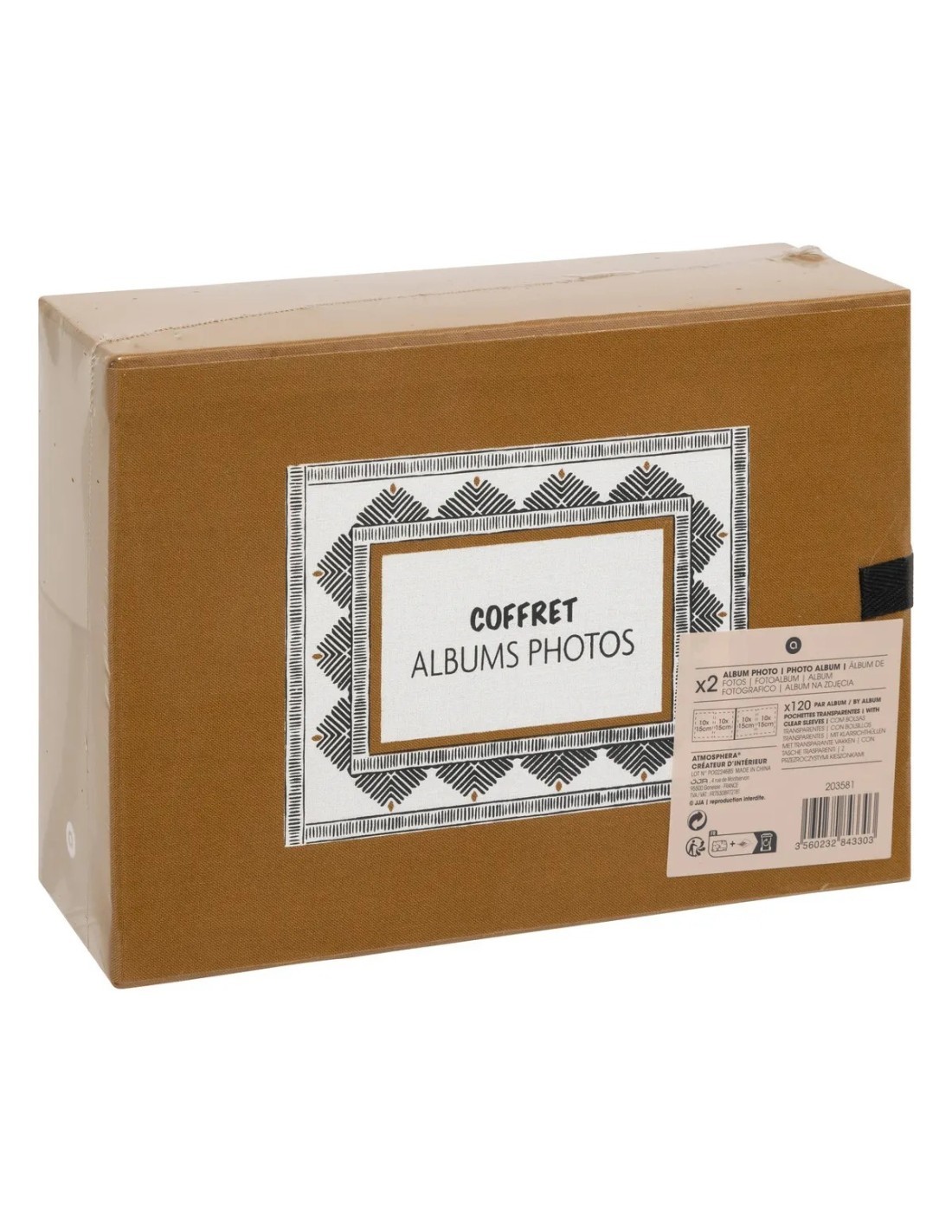 Set 2 Album Portafoto Paloma, 240 Foto Totali, Eleganza e Stile per i Tuoi Ricordi