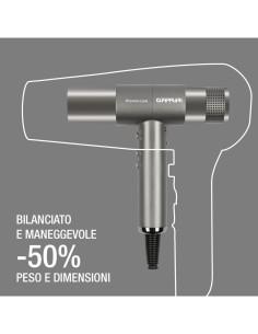 G3 Ferrari G30061 Monna Lisa, Asciugacapelli Brushless 2000W, Motore BLDC 110.000 RPM, Ionic Oxy-Active