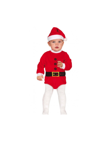 COSTUME NATALIZIO BABY BABBO NATALE TAGLIA 12/18 MESI