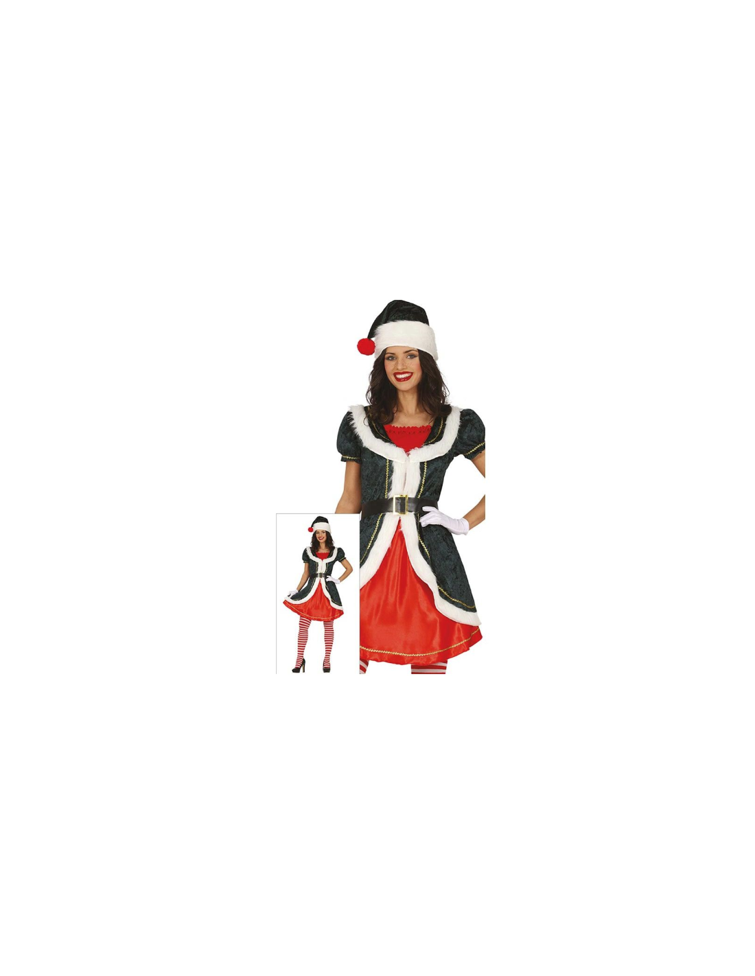 COSTUME 44249 HATER DEL NATALE ADULTO TAGLIA 52/54