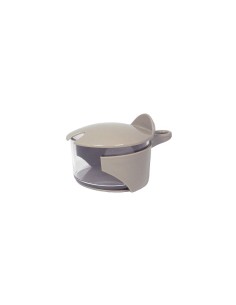 Formaggiera Jolly Tortora, contenitore polistirene,  elegante, compatta, diametro 8,5 cm