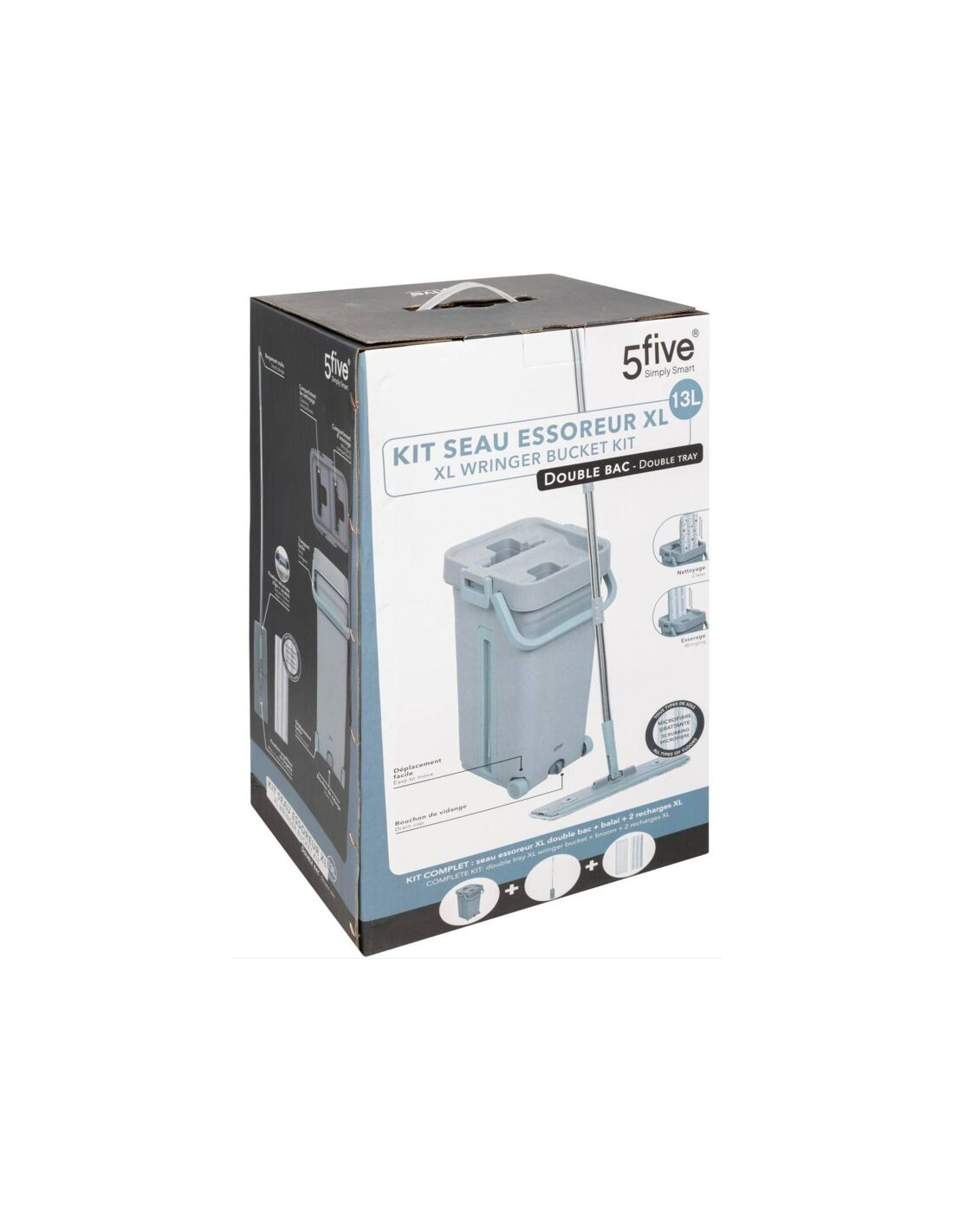 MOP 202675 CON SECCHIO STRIZZATORE 2 SCOMPARTI