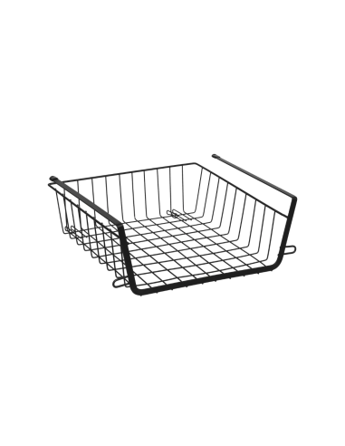 CESTINO SOSPESO 203129 METALLO 31X31X12CM NERO