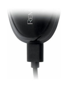 Remington R1000 Rasoio Elettrico Ricaricabile 3 Testine Rotanti Nero/Blu con Trimmer