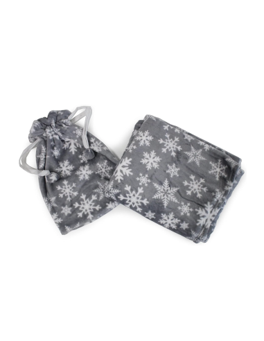 COPERTA 043252 POLIESTERE 120X160 CON SACCO DECORO NATALIZIO