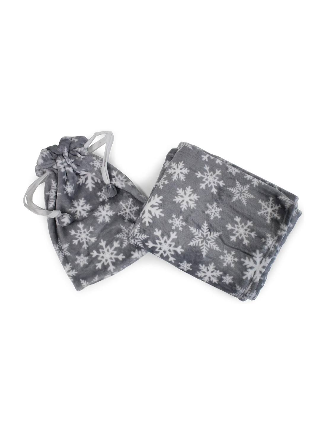 COPERTA 043252 POLIESTERE 120X160 CON SACCO DECORO NATALIZIO