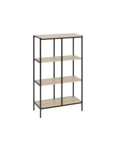 SCAFFALE 193575 ALIAJ 4PIANI METALLO/LEGNO 69X32X116CM