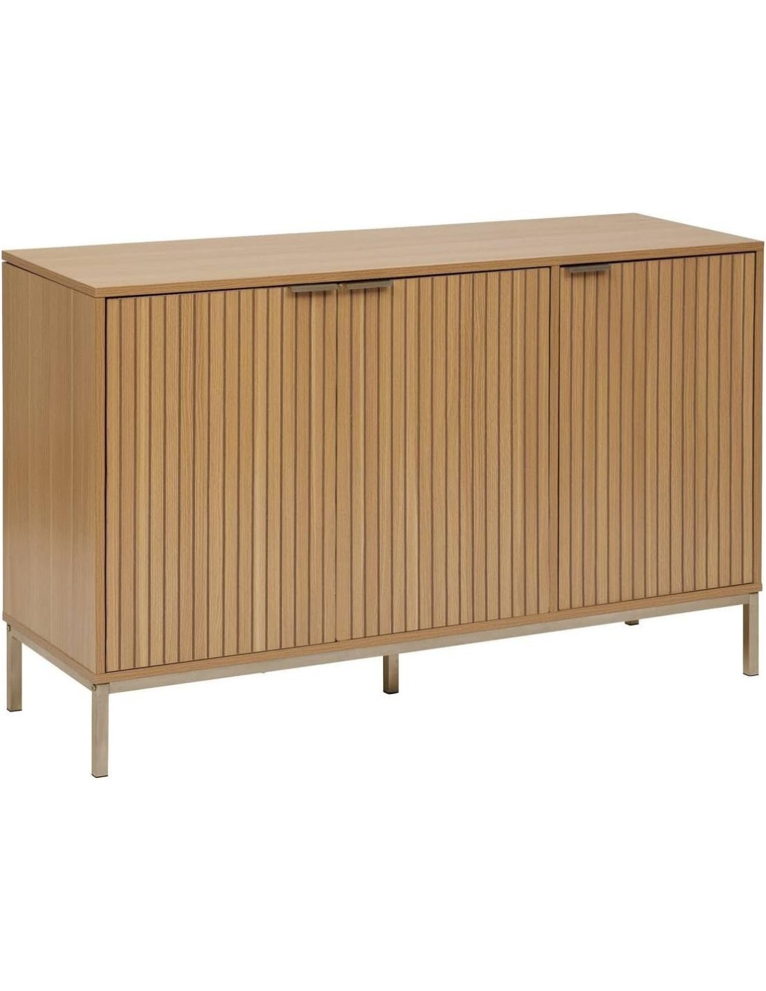 Credenza 5five Tasso a 3 Ante – 120 cm Effetto Legno Naturale