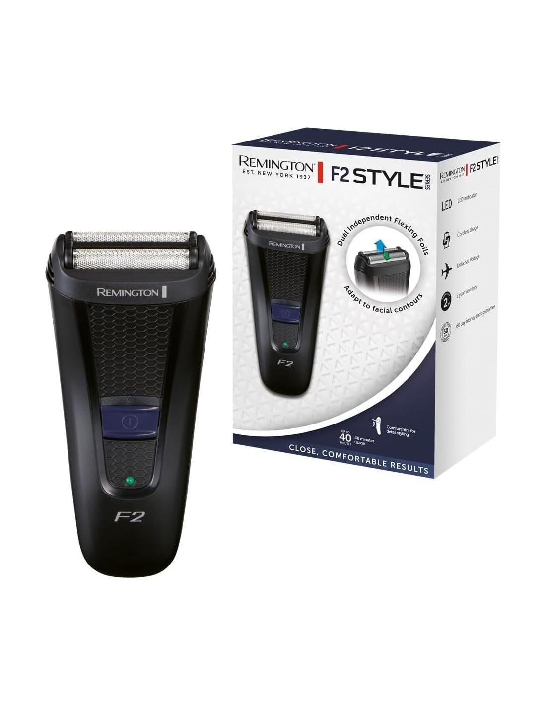 Remington F2002 Rasoio Elettrico Barba a Lamina Style Series F2