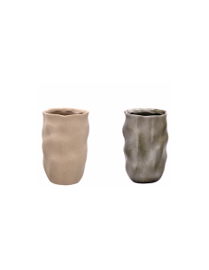 VASO 107344 ROCK CERAMICA 14X25CM ASSORTITO