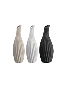 VASO 107065 TRIBECA CERAMICA 20X16X55CM ASSORTITO