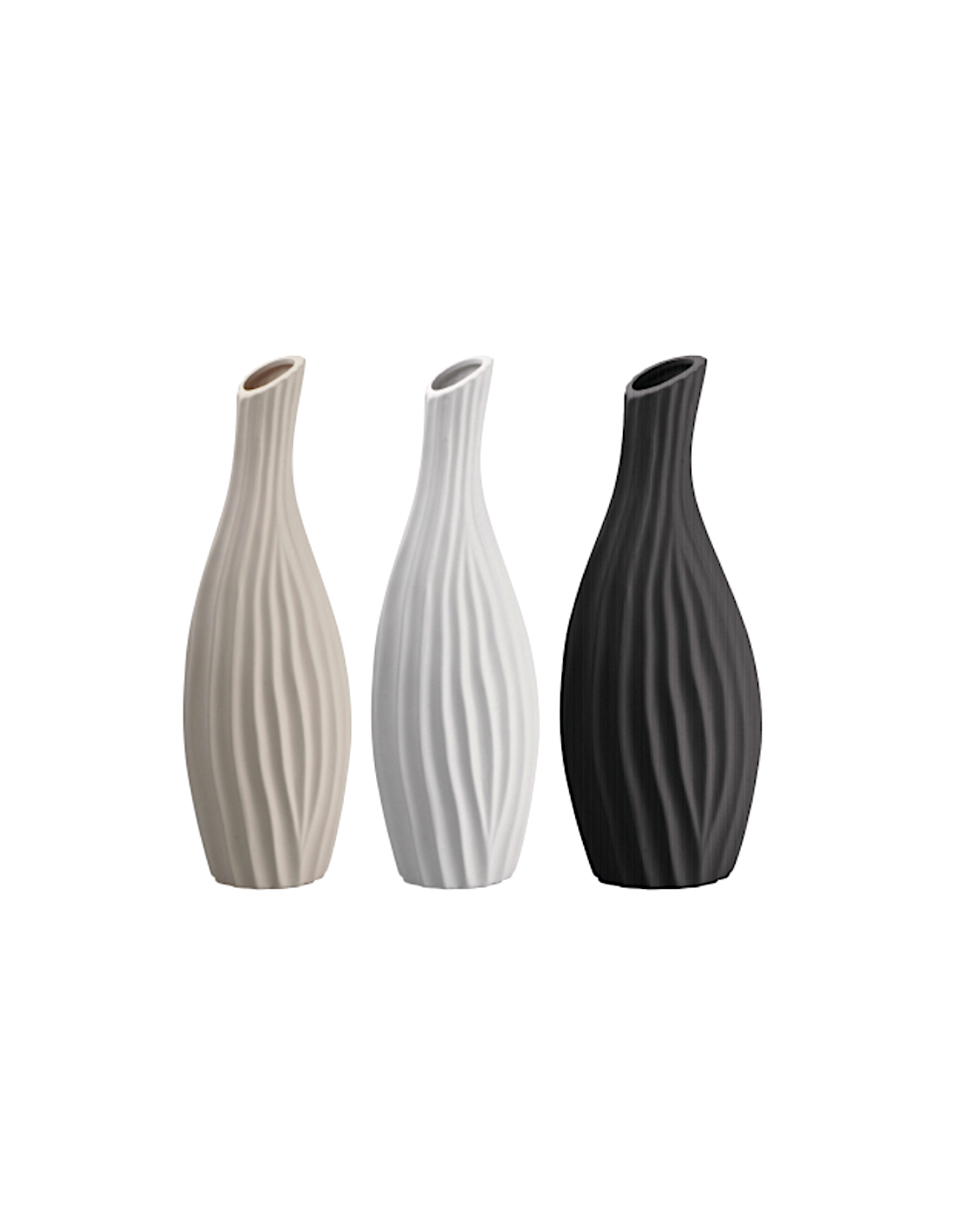 VASO 107065 TRIBECA CERAMICA 20X16X55CM ASSORTITO