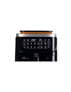 Ariete 4636 Friggitrice ad Aria, Funzione Vapore, Grill, 1700W, 10 Funzioni, Cestello Trasparente, Timer, Nero