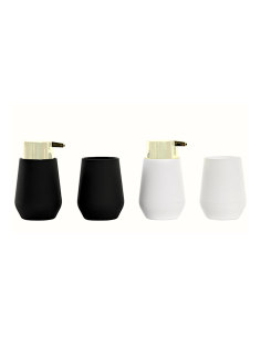 SET BAGNO PB202241 DISPENSER+PORTASPAZZOLINI COLORI ASSORTITI