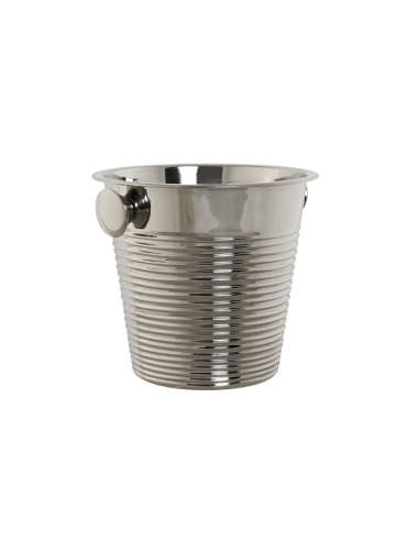 SECCHIELLO PORTABOTTIGLIE PC214614 INOX 24X24X22CM PLATINATO