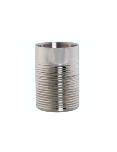 PORTABOTTIGLIA PC214615 INOX 12X12X18CM PLATINATO