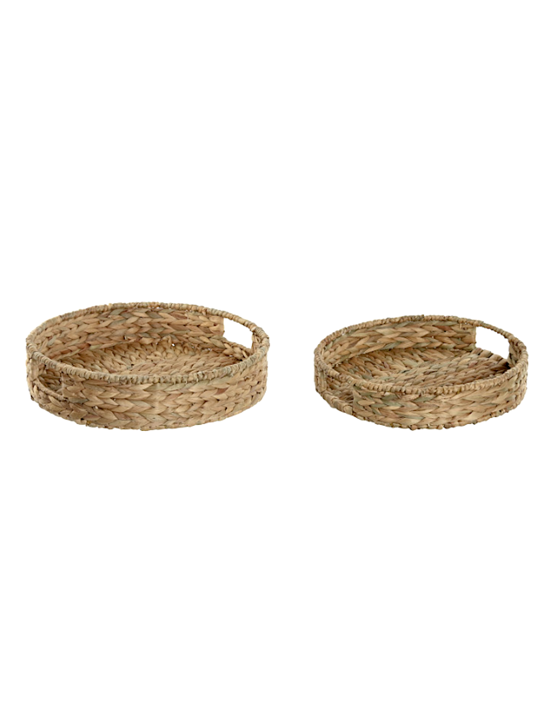 VASSOIO BD215692 1 MIS FIBRA/METALLO D36CM NATURALE