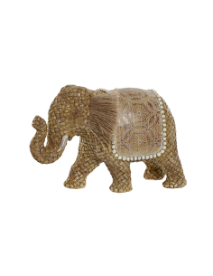 FIGURA ELEFANTE FD215888 RESINA 23X9X15CM NATURALE