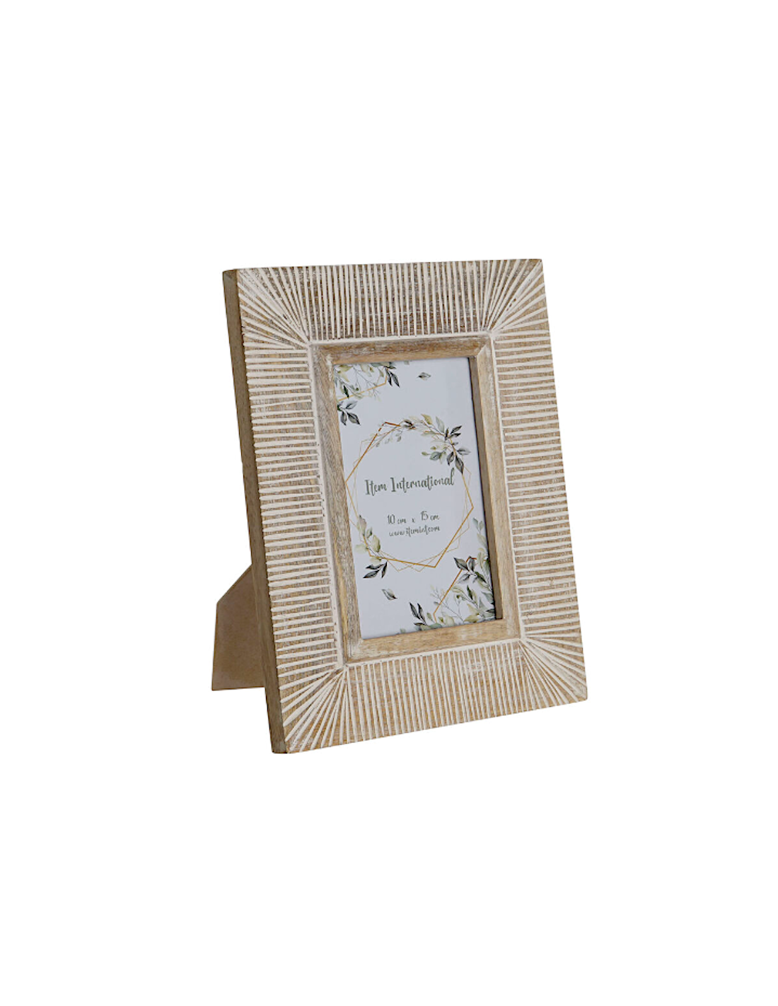 PORTAFOTO LD215749 MANGO 10X15CM DECAPE BIANCO