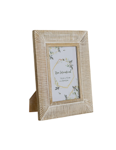 PORTAFOTO LD215750 MANGO 13X18CM DECAPE BIANCO