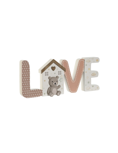 DECORAZIONE SCRITTA LD217819 MDF 30X12CM