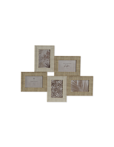 PORTAFOTO MF216219 5 CORNICI RESINA/VETRO 60X52CM