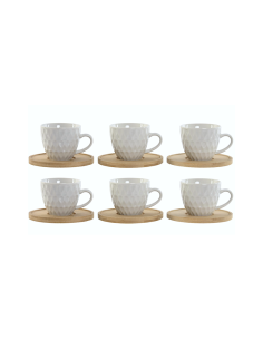 SET 6TZ CAFFE PC217579 90ML PIATTINO BAMBOO