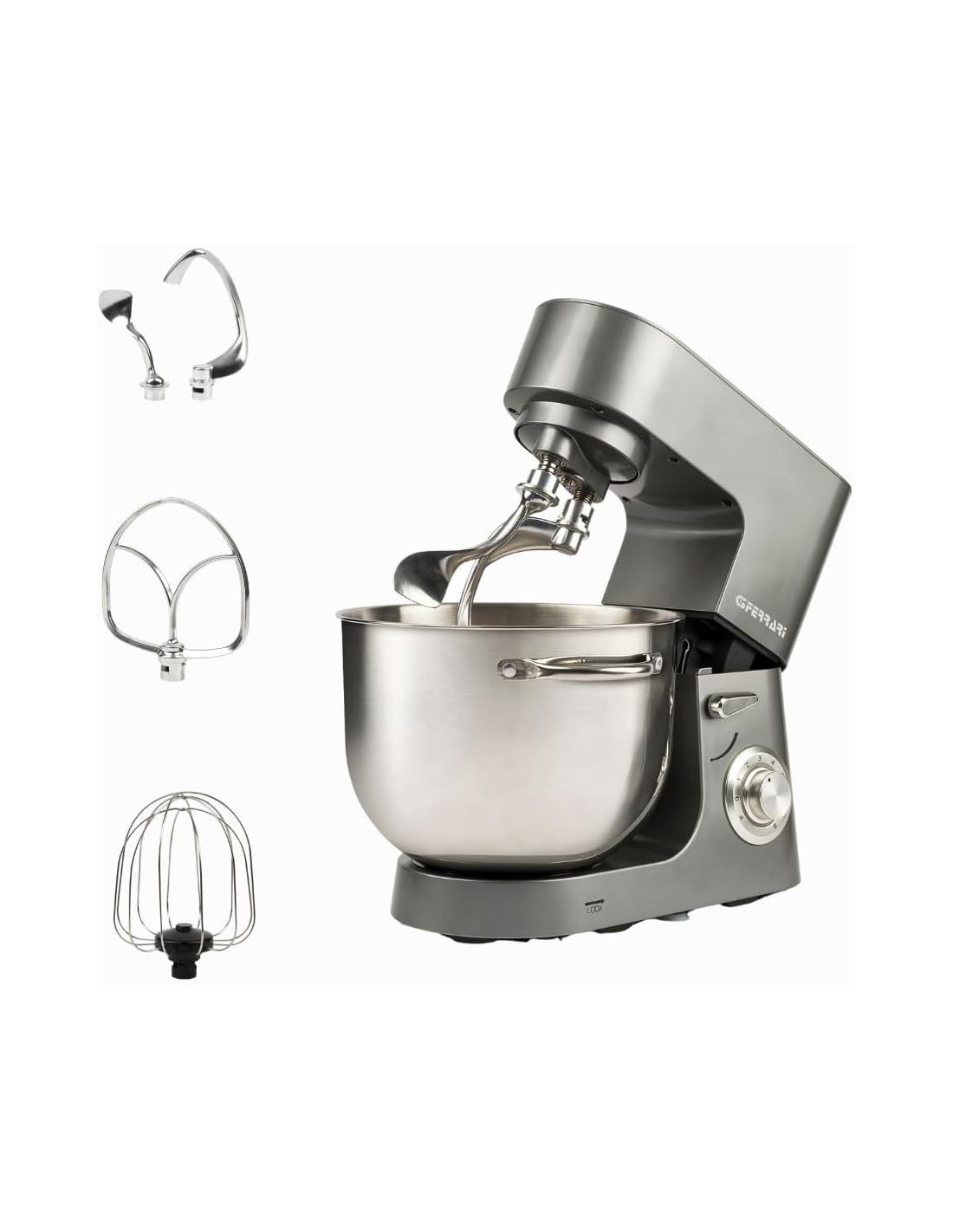 Impastatrice Planetaria Pastaio Come a Mano 8L 1800W G3 Ferrari G20164