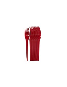 CONF 20 FORCHETTE ROSSE RIUTILIZZABILI
