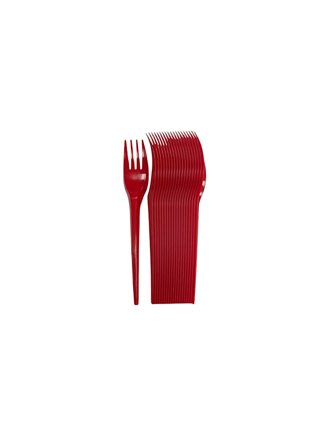 CONF 20 FORCHETTE ROSSE RIUTILIZZABILI