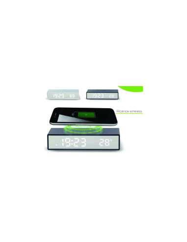 SVEGLIA LED 7310/00 RICARICA WIRELESS COLORI ASSORTITI