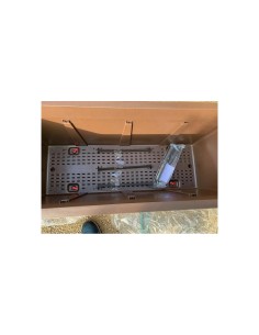 Fioriera Rettangolare Matheria 100 cm con Ruote, Colore Terra Salentina, Made in Italy
