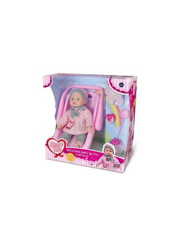 AMORE MIO AMR07000 BAMBOLA CON SEGGIOLINO 23CM