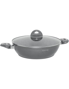 Aeternum Petragres Ecosolution Batteria 8 Pezzi Full Induction PFAS Free Grigio Scuro