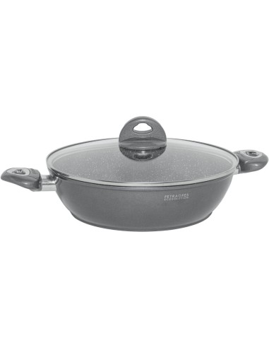 Aeternum Petragres Ecosolution Batteria 8 Pezzi Full Induction PFAS Free Grigio Scuro
