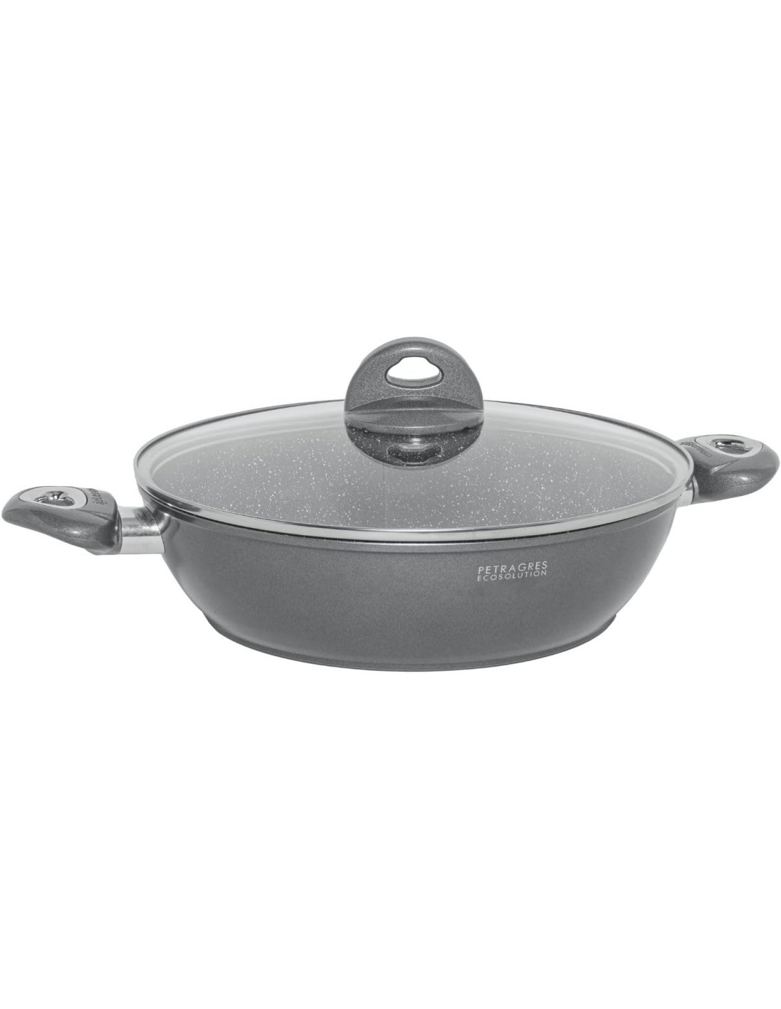 Aeternum Petragres Ecosolution Batteria 8 Pezzi Full Induction PFAS Free Grigio Scuro