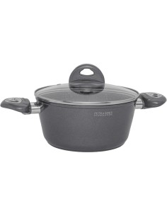 Aeternum Petragres Ecosolution Batteria 8 Pezzi Full Induction PFAS Free Grigio Scuro